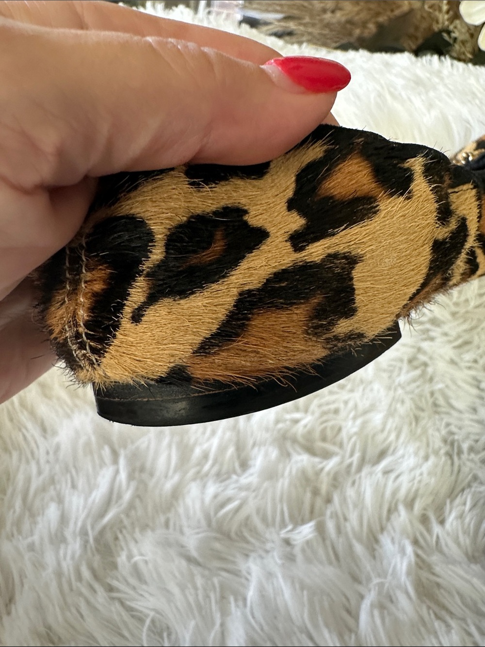 Sam Edelman Leopard-Print Felicia Ballet Flats in Tan and Black - Picture 8 of 8